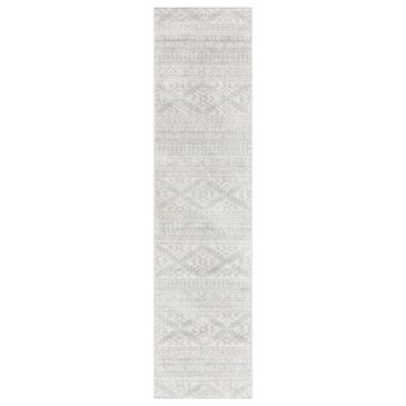 Safavieh Tulum 2" x 8" Grey and Ivory Runner, , large