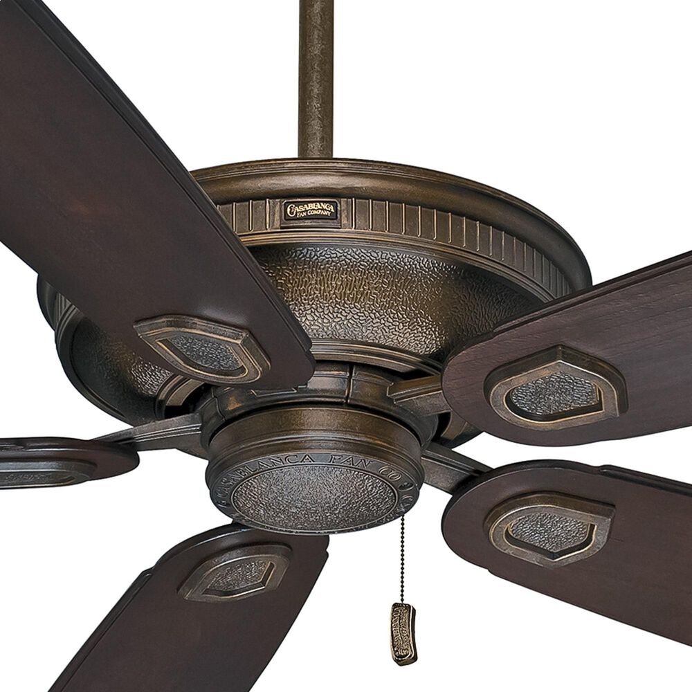Hunter Heritage 60&quot; Outdoor Ceiling Fan in Aged Bronze, , large