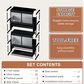 HOMLUX 5-Tier Storage Cabinet with Adjustable Shelves in Black, , large
