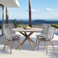Blue River Island Patio Dining Chair in Gray/Light Eucalyptus (Set of 2), , large