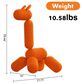 HOMLUX Giraffe Cat Tower Climb Toy Play Center in Orange, , large