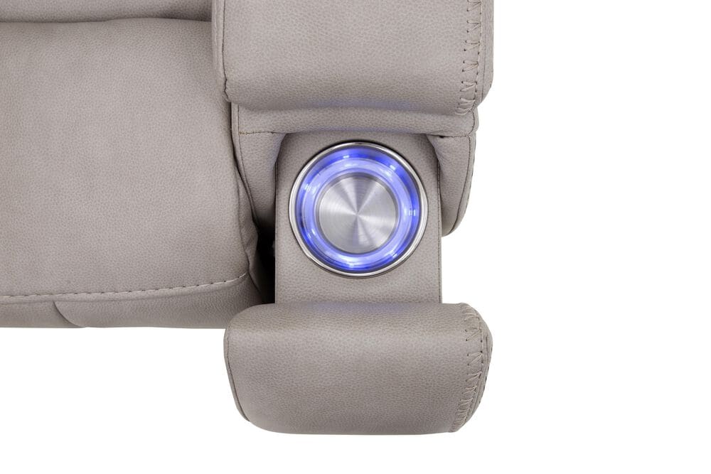 Palisade &amp; Co. Power Reclining Sofa with Audio in Capriccio Dove, , large