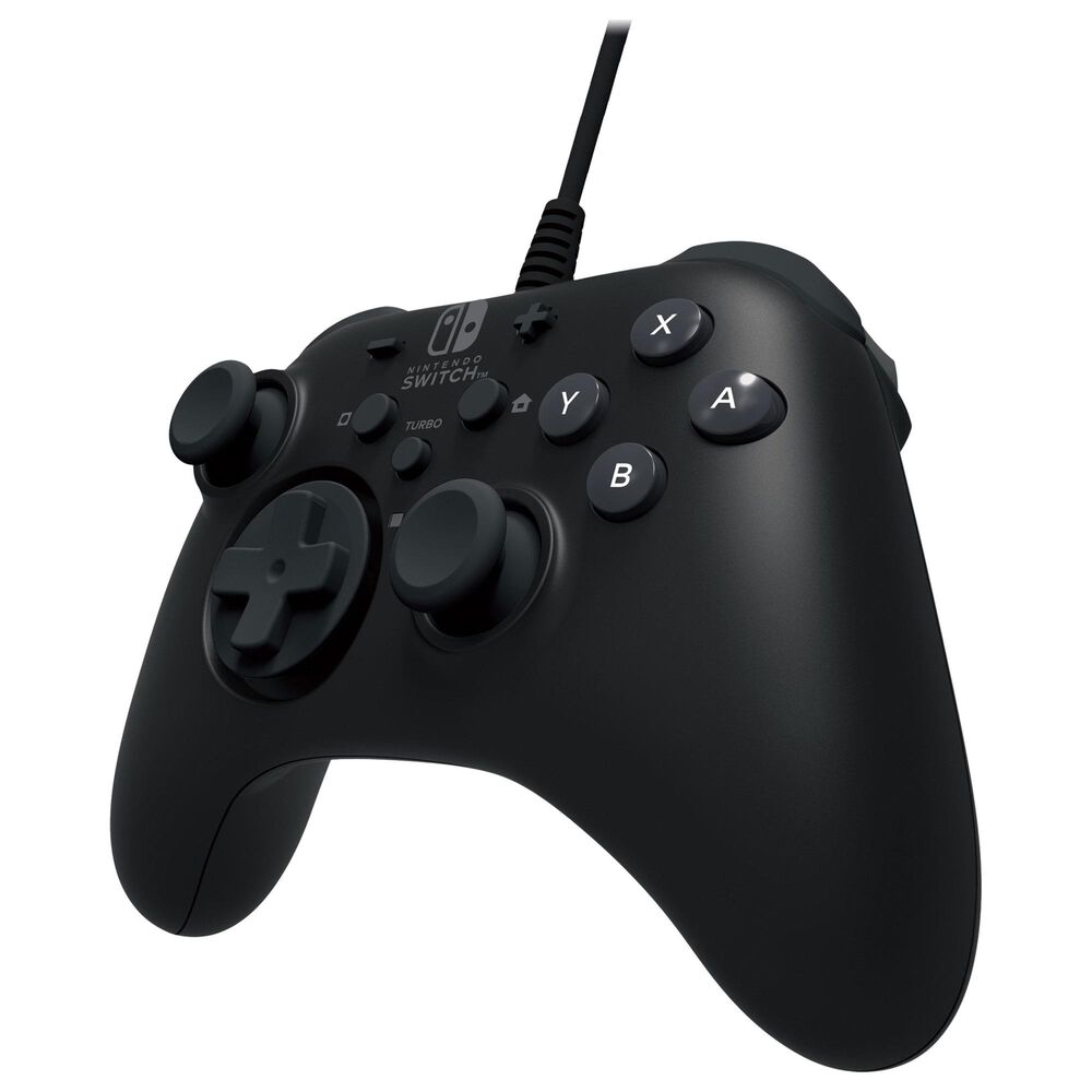 Hori Horipad Wired Controller in Black - Nintendo Switch, , large