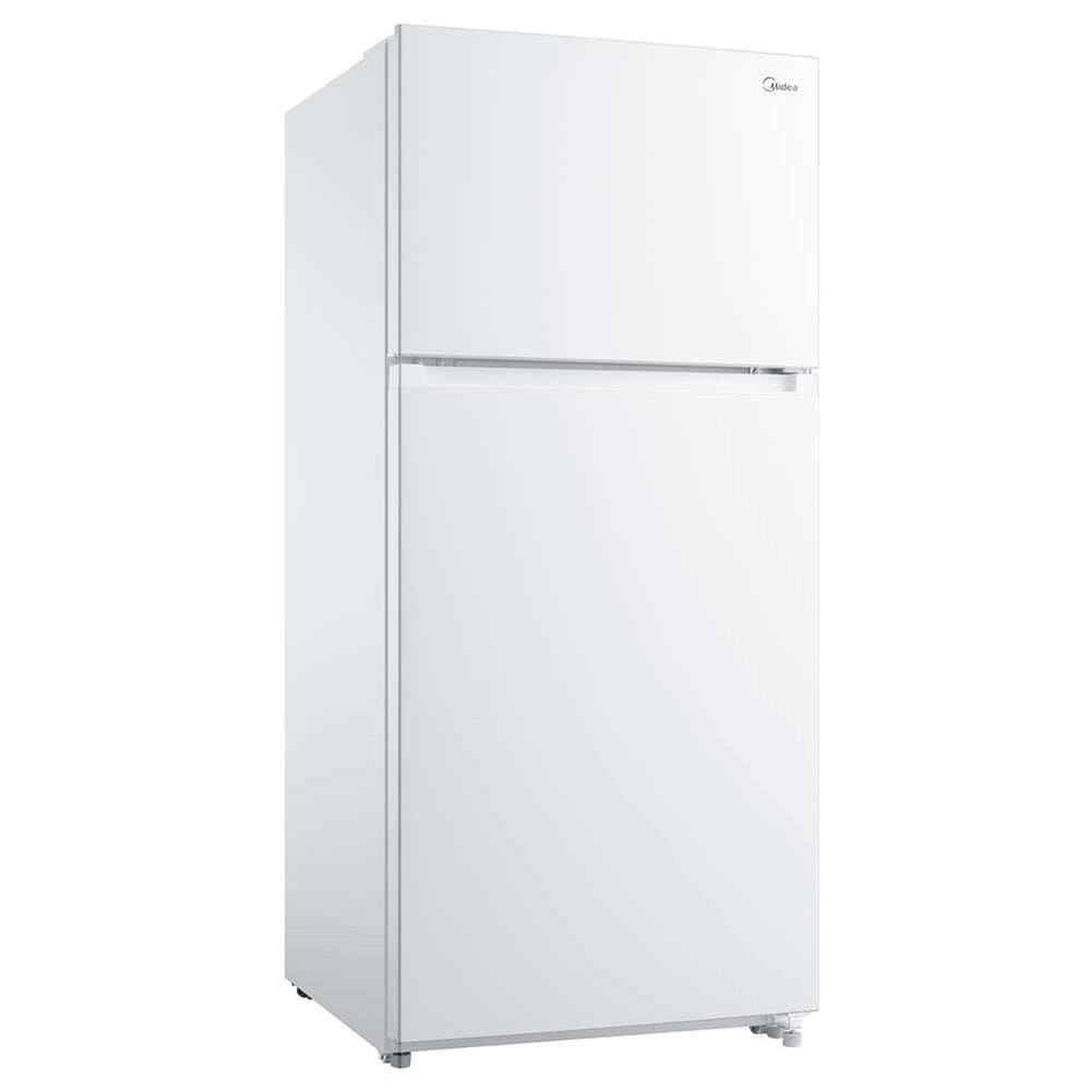 Midea 18 Cu. Ft. Top-Freezer Refrigerator with Humidity-Controlled Crisper Bins in White, , large