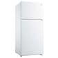 Midea 18 Cu. Ft. Top-Freezer Refrigerator with Humidity-Controlled Crisper Bins in White, , large