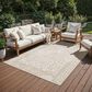 ROW by Oriental Weavers Zarina Southwestern Beige and Ivory 5"3" x 7"3" Indoor/Outdoor Area Rug, , large
