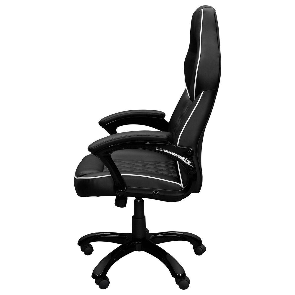 Rta Products Llc High Back Executive Sport Race Office Chair in Black, , large
