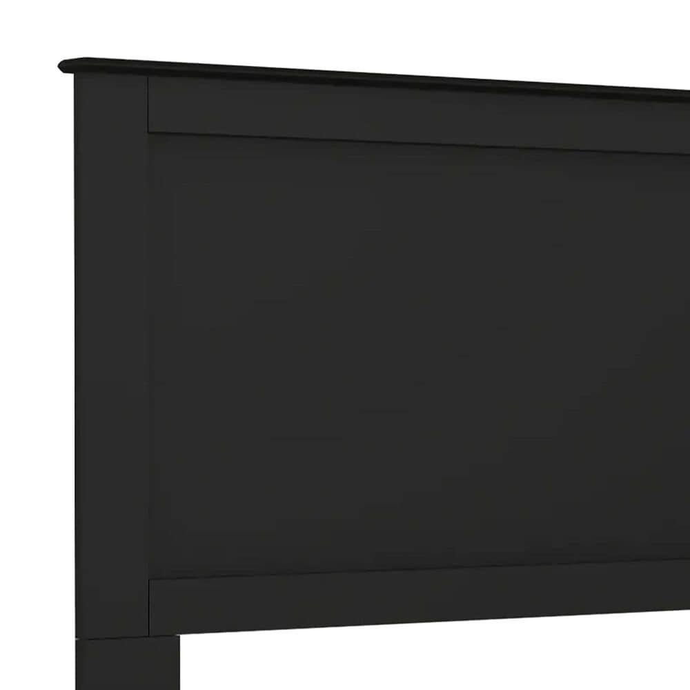 Lemoore Essential Queen/Full Panel Headboard in Soiid Black, , large