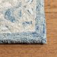 Safavieh Micro-Loop MLP503M 9" x 12" Blue and Ivory Area Rug, , large