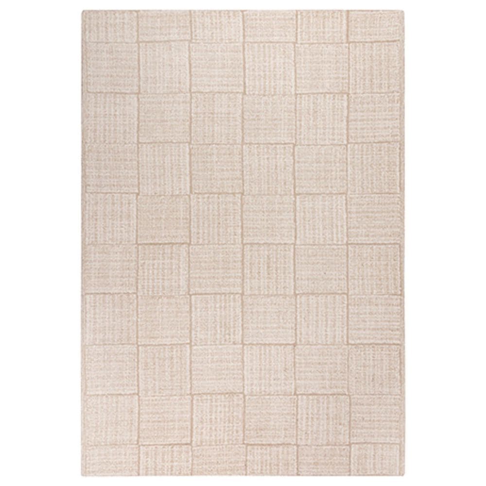RIZZY Taylor Geometric 7"9" x 9"9" Ivory Area Rug, , large