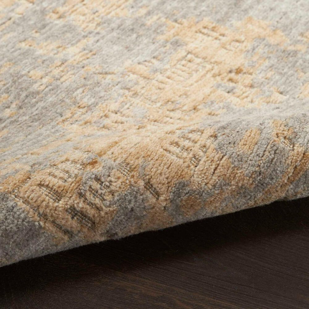 Nourison Harmony 9&#39;9&quot; x 13&#39;9&quot; Grey and Gold Area Rug, , large