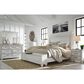 Ashley Kanwyn 4 Piece King Bedroom Set in Distressed Whitewash, , large