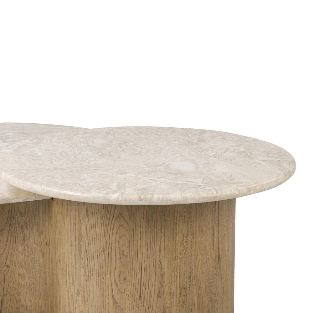 Four Hands Toro Coffee Table in Cappuccino and Rubbed Light Oak, , large