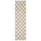 Safavieh Dallas Shag SGD258B-28 2"3" x 8" Ivory/Beige Runner, , large