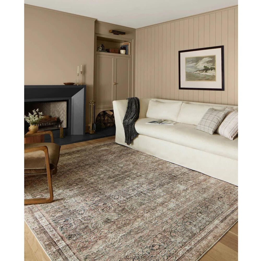 Chris Loves Julia x Loloi Jules 9&#39;6&quot; x 14&#39; Ink and Terracotta Area Rug, , large