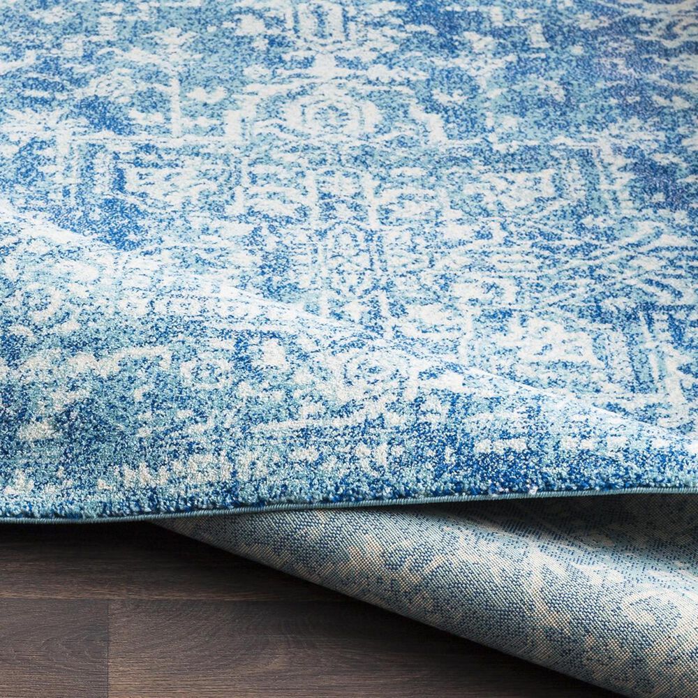 Surya Harput HAP-1023 2&#39; x 3&#39; Teal, Dark Blue and Beige Scatter Rug, , large