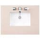 James Martin Vanities Brookfield 48" Single Bathroom Vanity in Bright White with 3 cm Eternal Marfil Quartz Top and Rectangle Sink, , large
