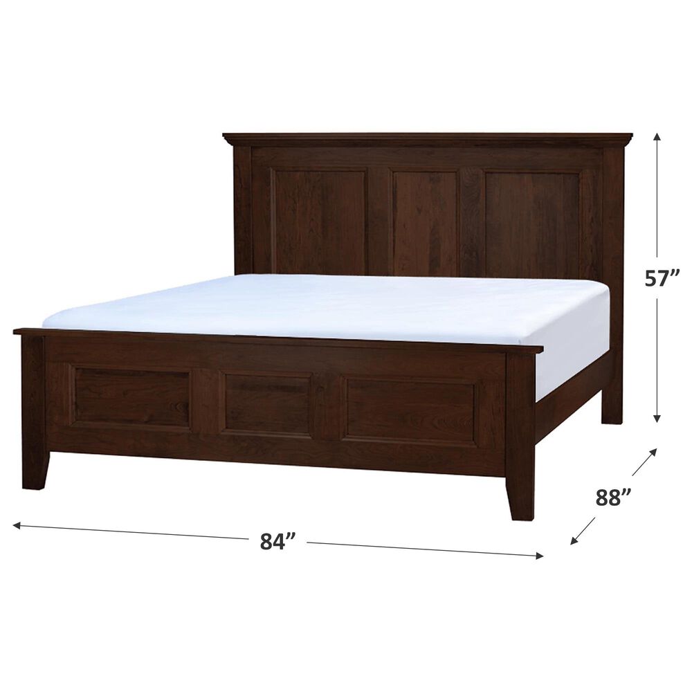 Fleming Furniture Co. Brentwood King Panel Bed in Walnut, , large