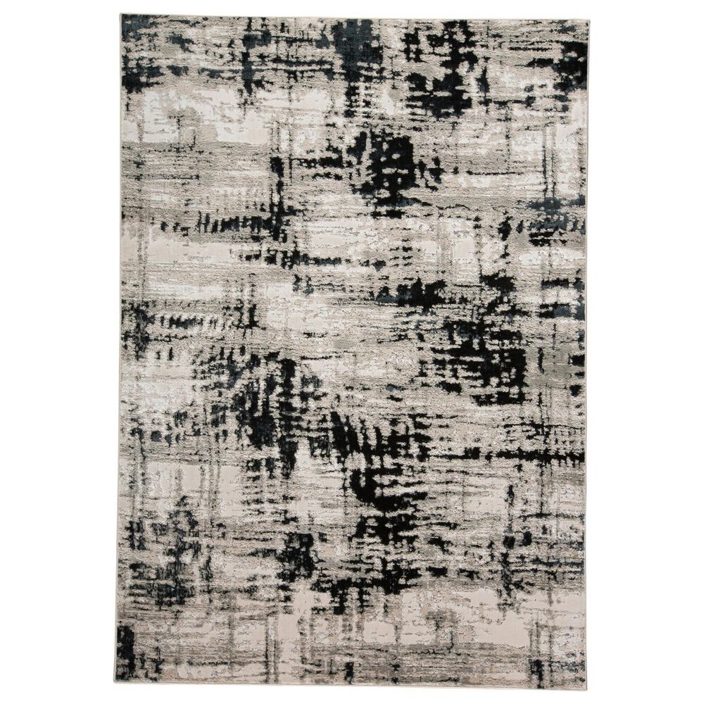 Feizy Micah 9"2" x 12" Black Area Rug, , large