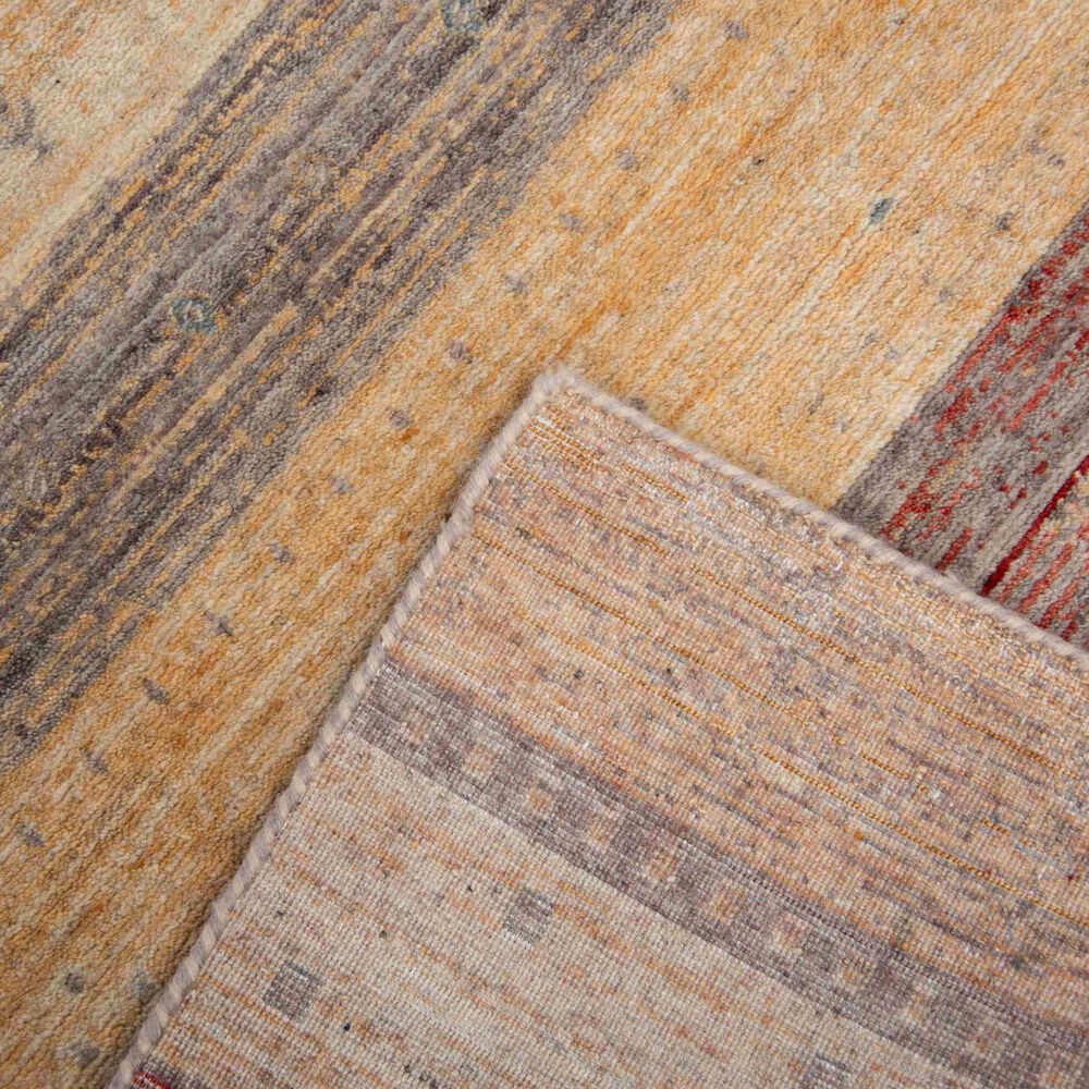 RIZZY Spectrum Gold, Cream, Gray, Red, Rust and Charcoal 8&#39; x 10&#39; Area Rug, , large