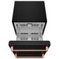 Thor Kitchen Gordon Ramsay 5.4 Cu. Ft. Undercounter Drawer Freezer with Rose Gold Handle Kit in Black, , large