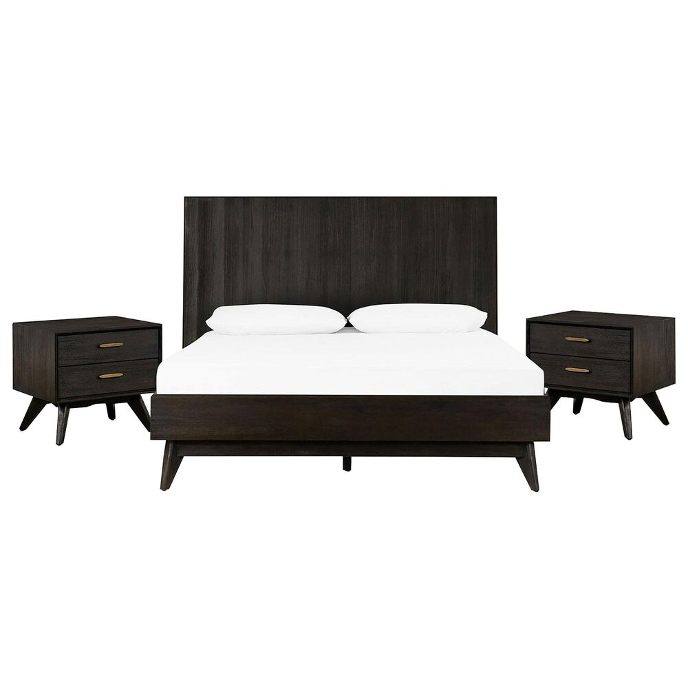 Blue River Baly 3-Piece Queen Loft Bed Set in Brushed Brown-Gray, , large