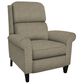 Ball Creek Designs Kenzie Push Back High Leg Recliner in Brentwood Pepper, , large