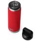 YETI Rambler 26 Oz Water Bottle with Chug Cap in Rescue Red, , large