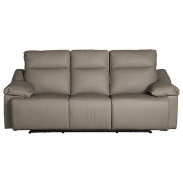 Superb Leather Leather Power Reclining Sofa in Oslo Dust, , large