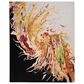 Nourison Prismatic 5"6" x 7"5" Golden Yellow, Ivory, Pink, Red, Purple, Grey and Black Area Rug, , large