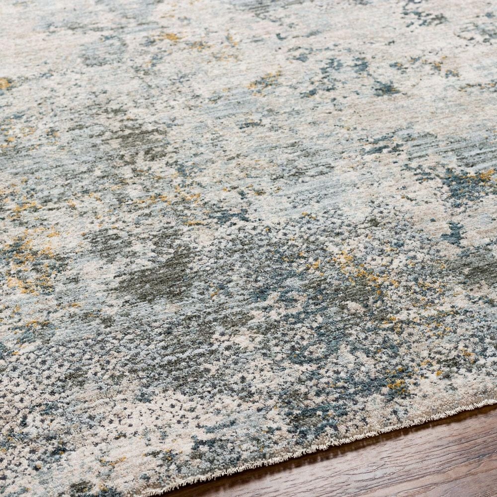 Surya Dresden Dusty Sage, Taupe, Off-White, Deep Teal, Ink Blue, Light Gray and Mustard 9&#39; x 12&#39;2&quot; Area Rug, , large