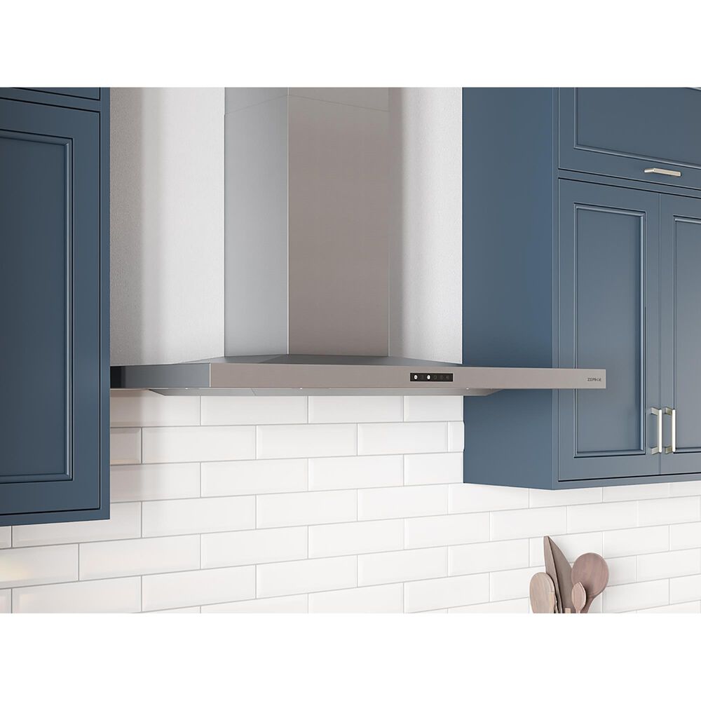 Zephyr 36&quot; Wall Mount Range Hood in Stainless Steel, , large