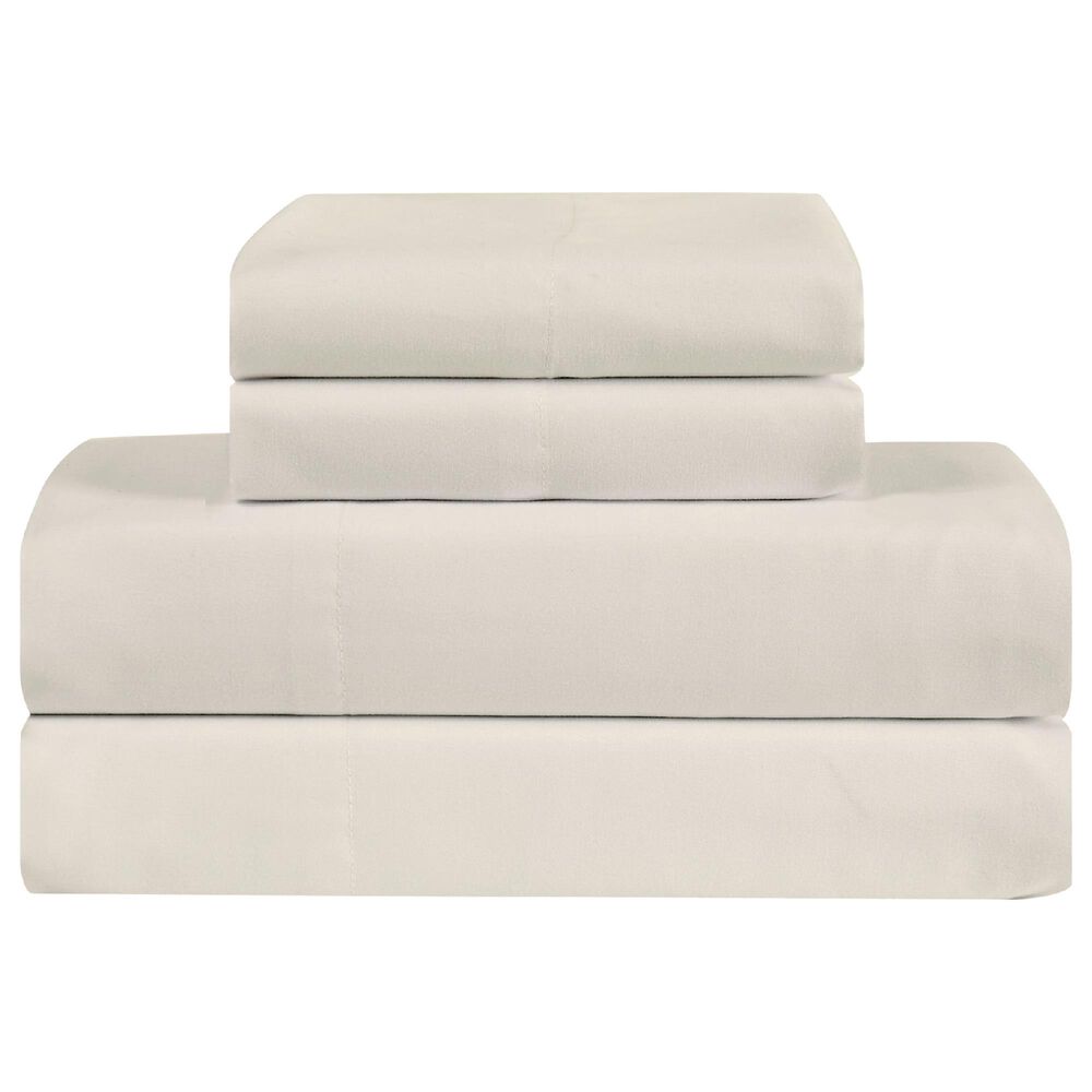 Pem America Truly Calm Antimicrobial 4-Piece Full Sheet Set in Khaki, , large