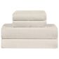 Pem America Truly Calm Antimicrobial 4-Piece Full Sheet Set in Khaki, , large