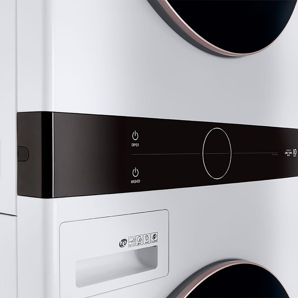 LG WashTower 4.5 Cu. Ft. Washer and 7.4 Cu. Ft. Electric Dryer in White, , large