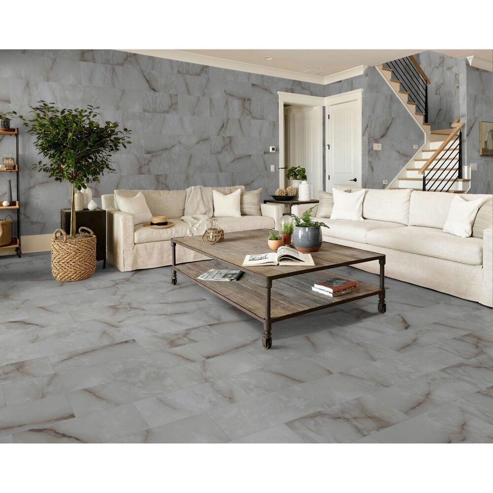 Shaw Astoria Brindle 12" x 24" Polished Porcelain Tile, , large