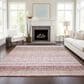Dalyn Rug Company Portico PO2 Pink 10" x 14" Area Rug, , large