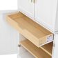 HOMLUX HOMLUX 78.2" Tall Farmhouse Kitchen Pantry Cabinet with 8 Door Shelves, Storage Cabinet with 4 Adjustable Shelves, Hidden Drawer, Wine Rack, Versatile Cupboard for Kitchen, Dining & Bathroom, Retro White, , large