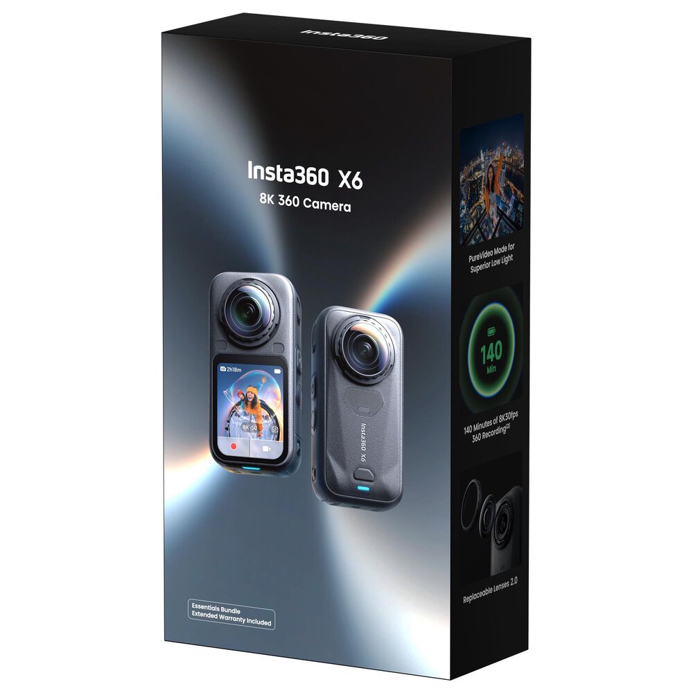 Insta360 X6 Essentials Bundle in Midnight Black, , large