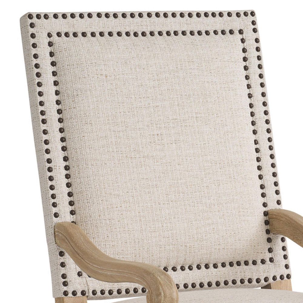 Lexington Home Brands Montecito Anderson Arm Chair in Light Chestnut and Ivory, , large