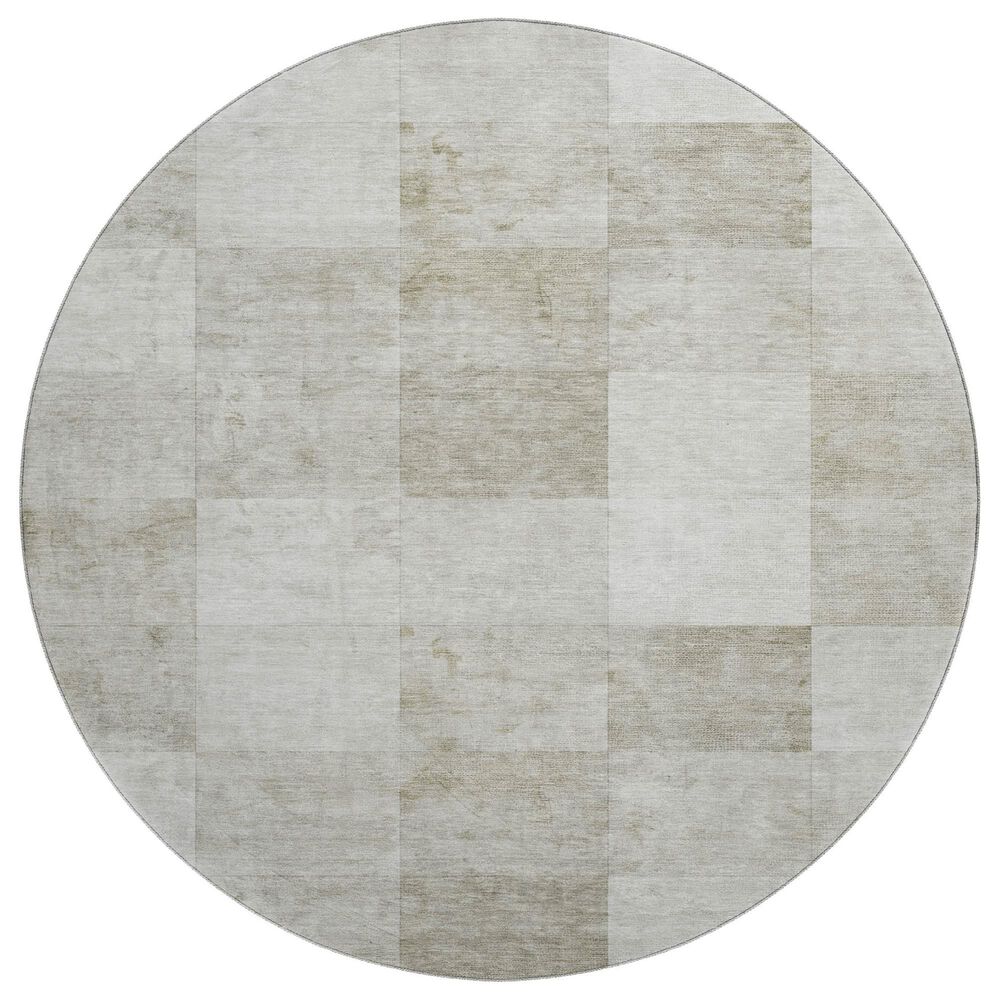 Dalyn Rug Company Pacifica PA10 8" Round Beige Area Rug, , large