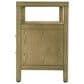 Butler Specialty Company Nora 2-Drawer Wide Nightstand with Open Shelf in Light Oak, , large