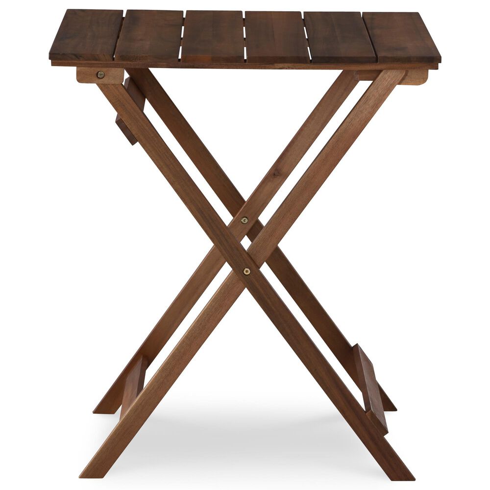 Linon Home Decor Rockport 3-Piece Patio Dining Set in Brown, , large