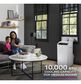 GE Profile 10,000 BTU Portable Air Conditioner with Dehumidifier and Remote in White, , large