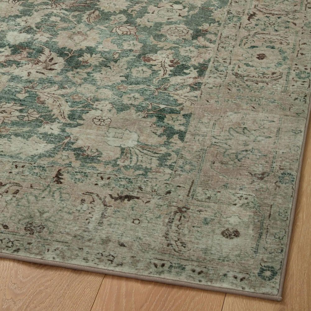 Magnolia Home Sinclair 2&#39;3&quot; x 7&#39;6&quot; Jade and Sand Runner, , large