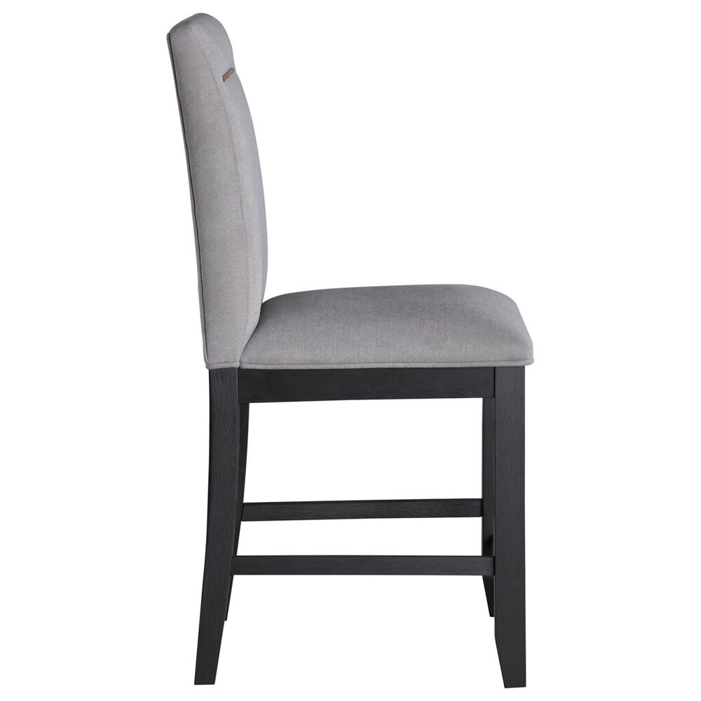 Steve Silver Yves Counter Stool in Rubbed Charcoal and Gold, , large