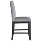 Steve Silver Yves Counter Stool in Rubbed Charcoal and Gold, , large