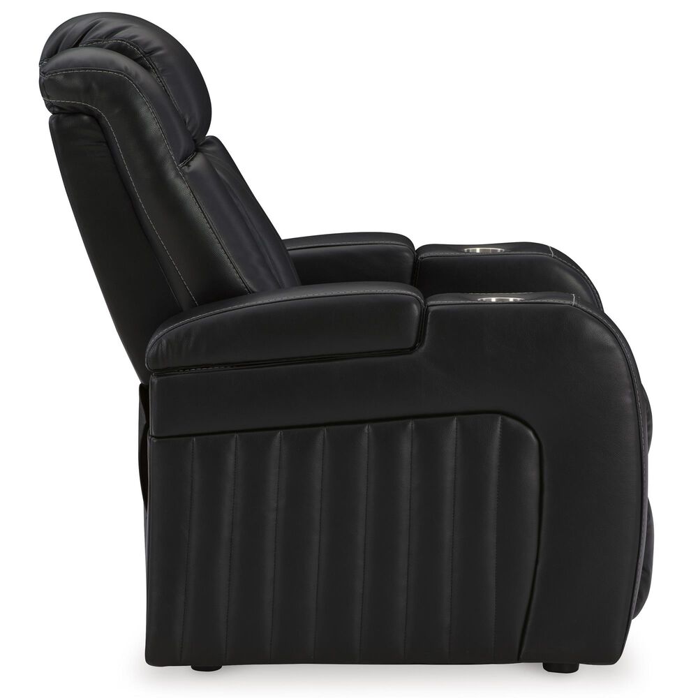 Ashley Caveman Den Power Recliner in Midnight, , large
