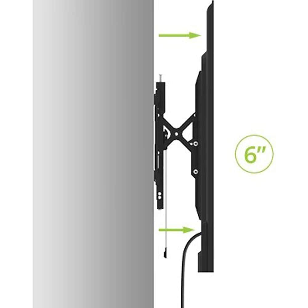 Kanto Outdoor Extend and Tilt TV Wall Mount for 45" - 100" TVs in Black, , large