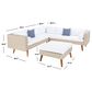 Safavieh Lynwood Patio Sectional in Beige, , large